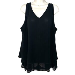 BOGO ‼️ Elegant Black Sleeveless Top